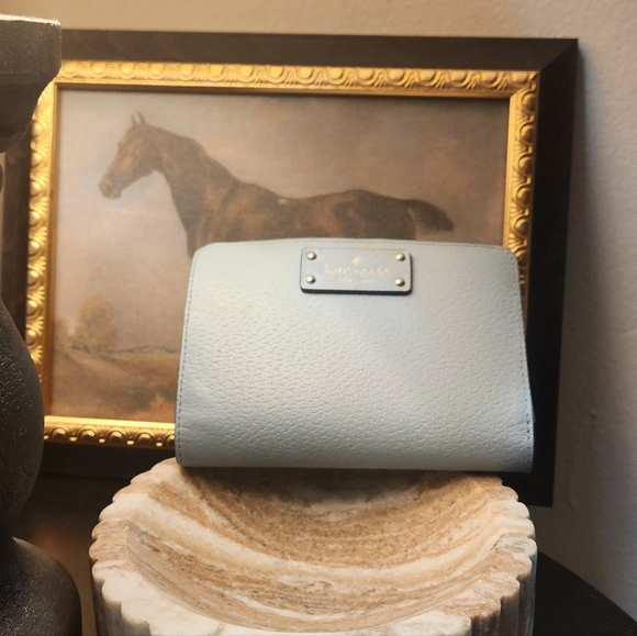 kate spade Handbags - AUTH KATE SPADE BABY BLUE WALLET